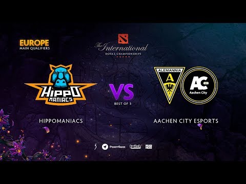 Hippomaniacs vs Aachen City Esports, TI9 Qualifiers EU, bo3, game1 [Jam]