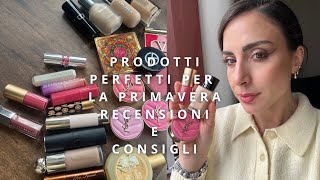 PRODOTTI PERFETTI PER LA PRIMAVERA 🌸| CONSIGLI E RECENSIONI