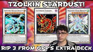 Yu-Gi-Oh! Duel Links || THE NEW TIER 1 CAN ALSO RIP 3 CARDS FROM OPP'S EXTRA DECK! TZOLKIN STARDUST!