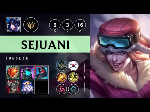 Sejuani Jungle vs Lee Sin - KR Challenger Patch 25.S1.3