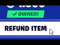 how to refund skins without a refund ticket