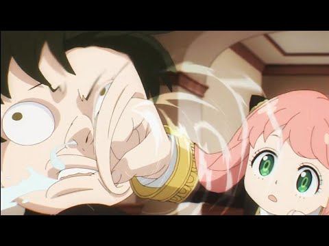 One Punch Anya | Anya Punch Damian face when she smile | Spy x Family episode 6 [Eng Sub]