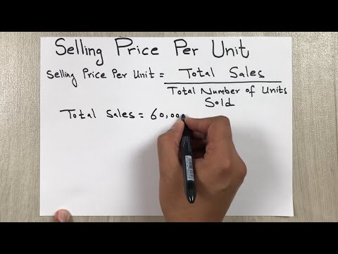 How to Calculate Selling Price Per Unit - Easy Way