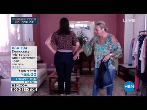 Democracy "Ab" solution Ankle Skimmer Jean