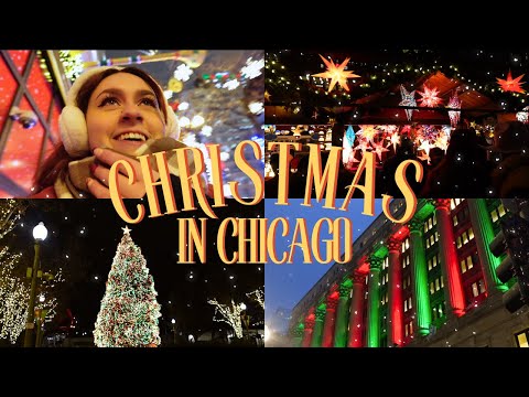 A perfect Christmas day in CHICAGO vlog 🎄 | Christkindl Market, downtown lights and more!