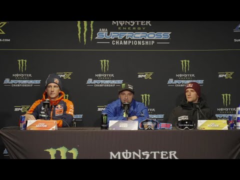 Monster Energy Supercross: Press Conference Round 13 - Foxborough - April 13, 2024