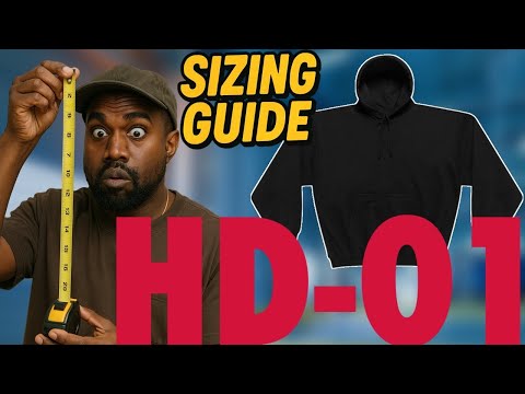 NEW YEEZY HD-01 Hoodie SIZING GUIDE