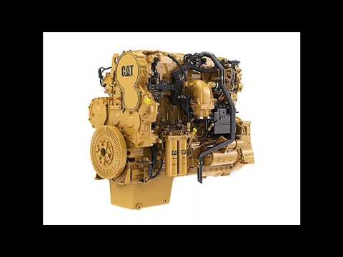 Caterpillar C18 Diesel Engine idling for 10 hours