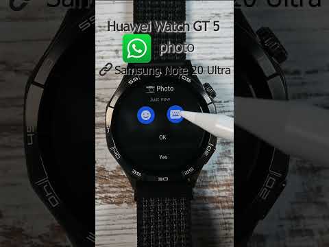 Huawei Watch GT 5 receiving a Photo in a Whatsapp message #huaweiwatchgt5