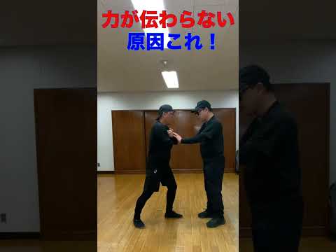 力が伝わらない原因これ！　 #武術 #太極拳  #護身術   #50代 60代  #転倒防止  #体幹