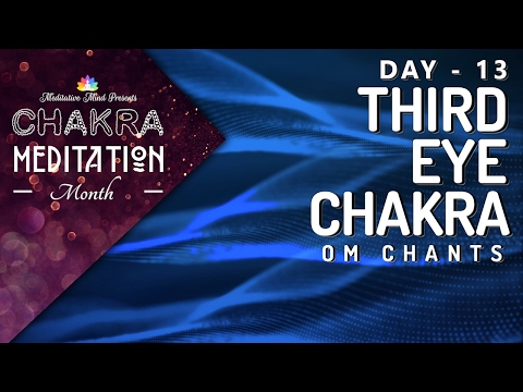 Chakra Seed Mantra Chants | OPEN THIRD EYE CHAKRA 'OM' Mantra Chanting Healing Meditation