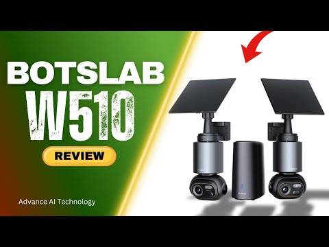 BOTSLAB W510 Testbericht – 4K-Solar-Überwachungskameras mit KI-Tracking und ohne Abonnement
