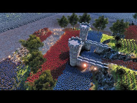 Golden Knights, Viking, Giant Ogres and Orcs Bring Total Destruction To Castle - UEBS