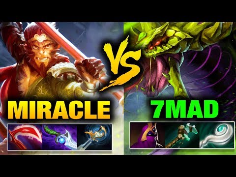 Miracle- [Monkey King] VS 7Mad [Venomancer] iLTW [AM] Dota 2