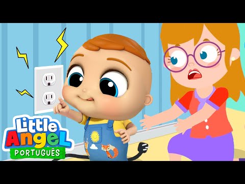 Capa de Perigo! Joãozinho Aprende a Ter Cuidado! 😬 | Canal do Joãozinho - Little Angel Português