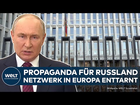 PUTINS KRIEG: Russisches Netzwerk für Propaganda in Europa enttarnt! Sorge in Deutschland wächst