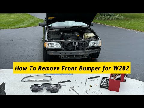 How To Remove Front Bumper on W202 C Class