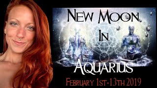 preview picture of video 'NEW MOON IN AQUARIUS FEBRUARY 4th 2019 Pluto Square Mars, Uranus/Mars in Aries Saturn/Pluto Conjunct'