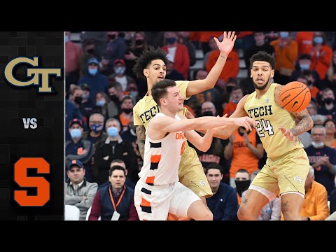 Georgia Tech vs. Syracuse Men's Basketball Highlights (2021-22)