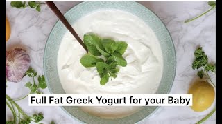 Greek Yogurt for your Baby