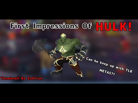 Marvel Future Fight- Worthy Hulk new Uniform worth it? FIRST IMPRESSIONS FOR TIMELINE BATTLE manual