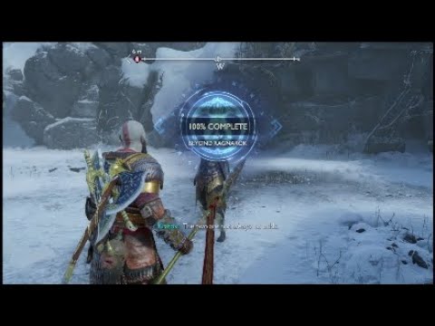God of War Ragnarok PS4 Playthrough Pt.98 Getting 100% Complete