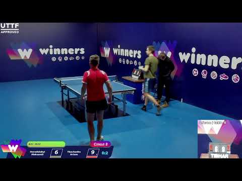 Horodetskyi Aleksandr - Tkachenko Artem. WINners CUP Table Tennis 8 2.01.2021 19:15