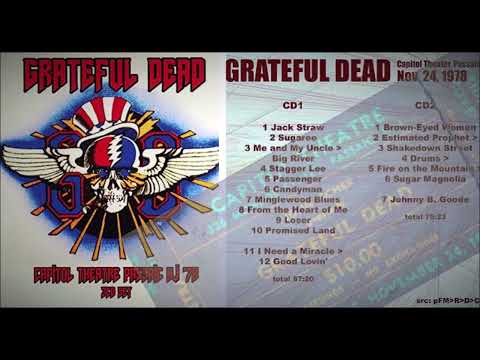 Grateful Dead - 1978-11-24 - Capitol Theatre - Passaic, NJ. (Pre-FM)