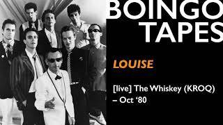 Louise (Live) – Oingo Boingo | The Whiskey (KROQ) 1980