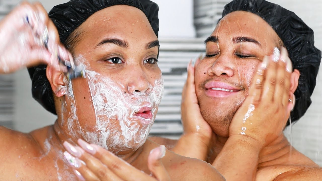 HOW I SHAVE MY FACE FOR PERFECT SKIN | PatrickStarrr