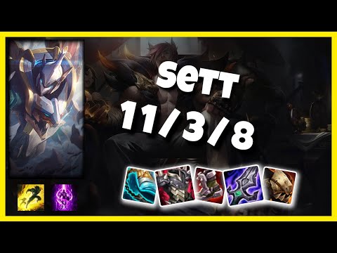 Sett vs Fiora EU Challenger TOP (11/3/8) - v11.5