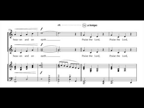David von Kampen - "Praise the Lord, for He is Loving" for SA and piano - with score