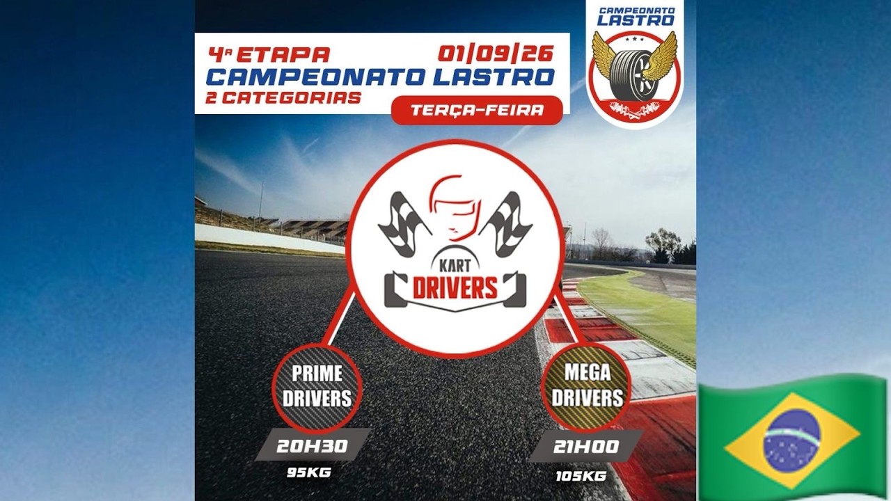 AO VIVO - KART DRIVERS - 01/09/2026