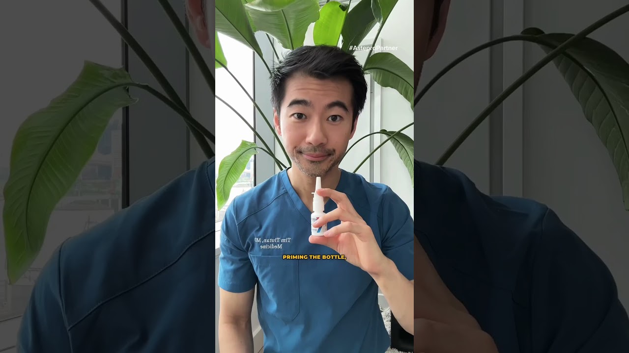 How to use nasal sprays (for allergies!) with Doctor Tim