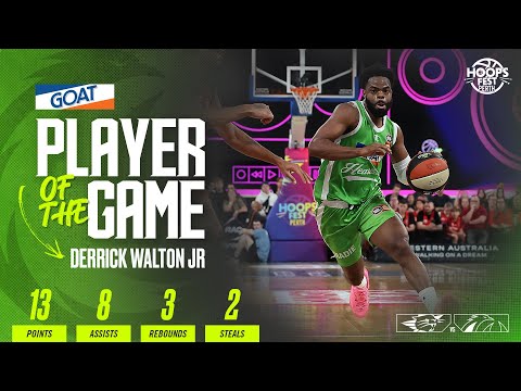 GOAT Player of the Game - Derrick Walton Jr (Round 1 v. Wildcats, NBL25)