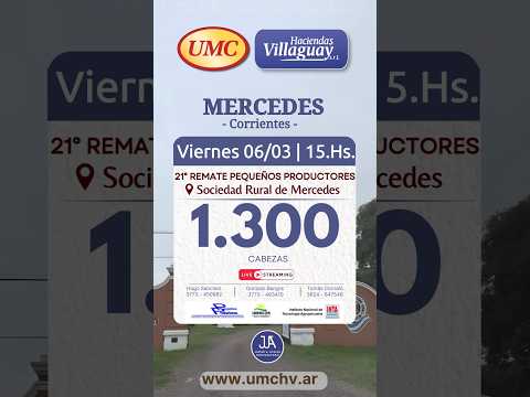 REMATE DE PEQUEÑOS PRODUCTORES, MERCEDES CORRIENTES