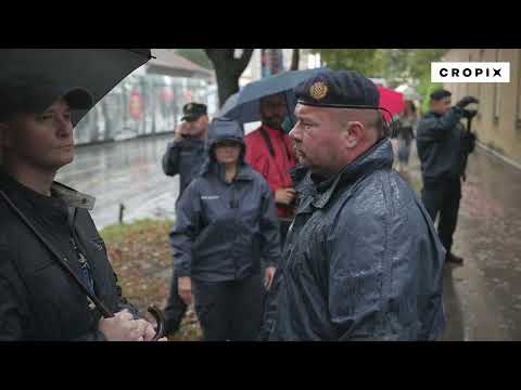 Prosvjednici ispred suda za vrijeme ročišta Marku Franciškoviću
