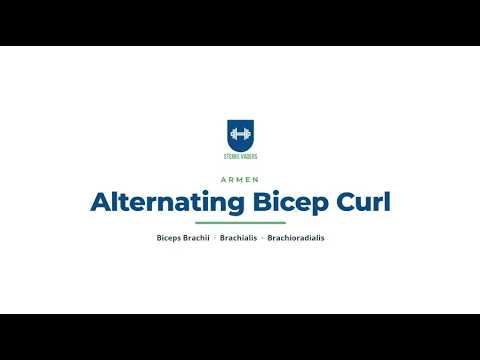 Alternating Bicep Curl video uitvoering