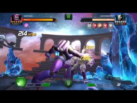 5 Star Rank 3 Sentinel vs Act 6.1.1 Crossbones Boss - Marvel Contest of Champions