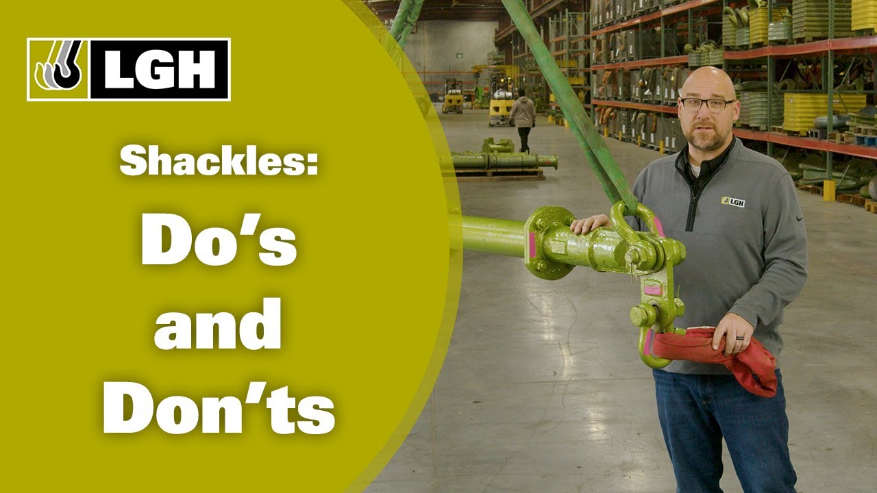 Shackle Safety 101: Do’s & Don’ts for Safe Rigging