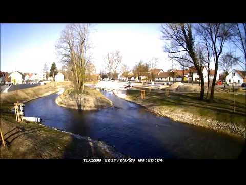 Zeitrafferaufnahme der Baumaßnahme "Glonnterrassen" in Allershausen Stand 18 05 2017