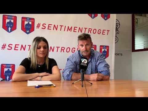 Tall Laura Blanes + Javier Montava nou entrenador C.D. Contestano 4 juny 2019