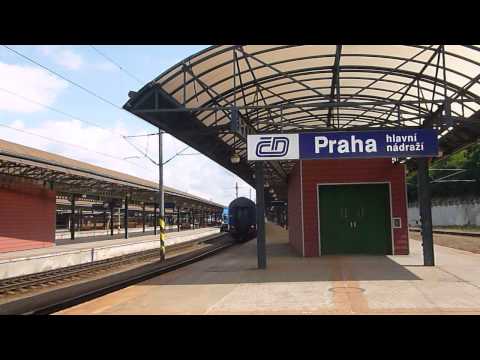 ČD 363.108 - Příjezd vlaku R 638 Jan Žižka - Praha hl.n., 13.7.2013