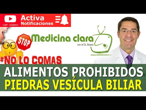 VESICULA BILIAR ⛔ ALIMENTOS PROHIBIDOS ✔️ ALIMENTOS PERMITIDOS | Medicina Clara