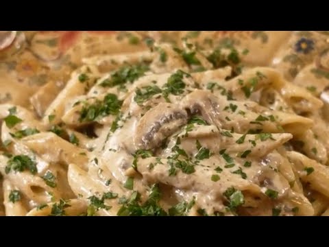 Creamy Mushrooms Pasta the MOST Delicious White Sauce