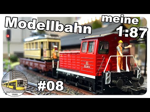 Modelleisenbahn H0 #08 • Rundfahrt über die Anlage • model railroading • Barnim3040