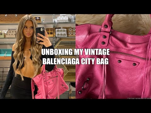 UNBOXING MY VINTAGE BALENCIAGA CITY BAG! I CANT BELIEVE THE PRICE!
