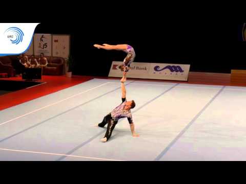 CHERNOVA-PATARAIA (RUS) – 2015 Acrobatic European Champions, Balance Final