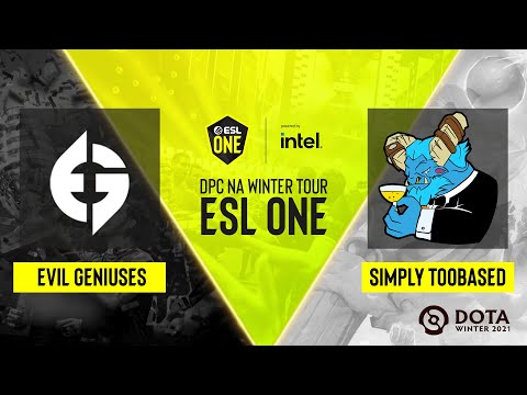 Dota2 - simply TOOBASED vs. Evil Geniuses - Game 2 - DPC NA Winter Tour - ESL One
