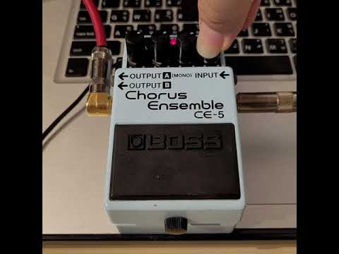 Boss CE-5 Chorus Ensemble (Dark Gray Label, April 2008, Made in Taiwan) Light Blue image 7